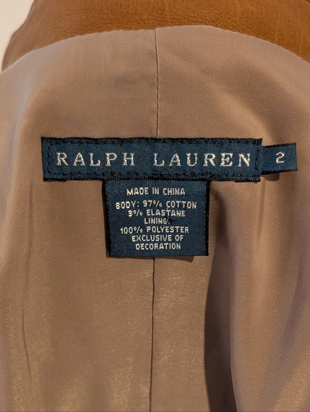 Ralph Lauren Canvas and Leather Dress! - Picture 6 of 9